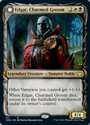 Edgar Charmed Groom // Edgar Markov’s Coffin (Showcase Fang Frame) [Innistrad: Crimson Vow] - MTG Single