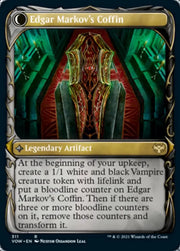 Edgar Charmed Groom // Edgar Markov’s Coffin (Showcase Fang Frame) [Innistrad: Crimson Vow] - MTG Single