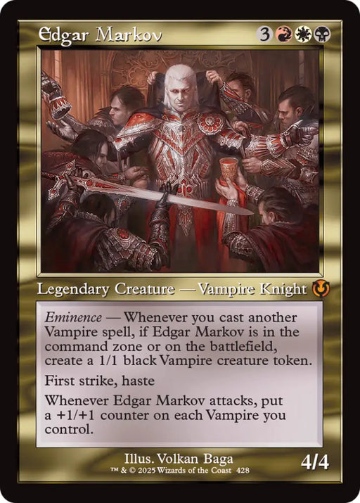 Edgar Markov (Retro Frame) [Innistrad Remastered] - MTG Single