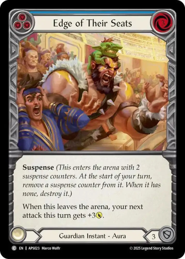 Edge of Their Seats (Blue) (APS023) [Armory Deck: Pleiades]