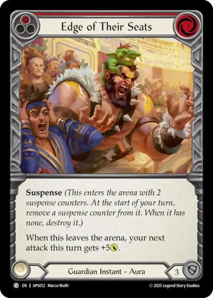 Edge of Their Seats (Red) (APS012) [Armory Deck: Pleiades]