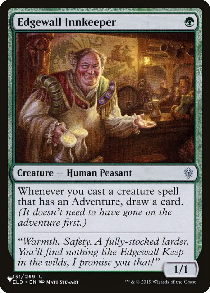 Edgewall Innkeeper [The List] - MTG Single