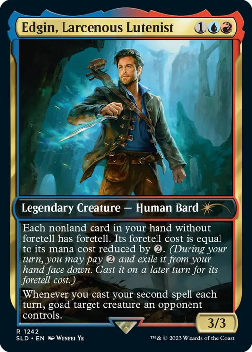 Edgin Larcenous Lutenist [Secret Lair Drop Series] - MTG Single