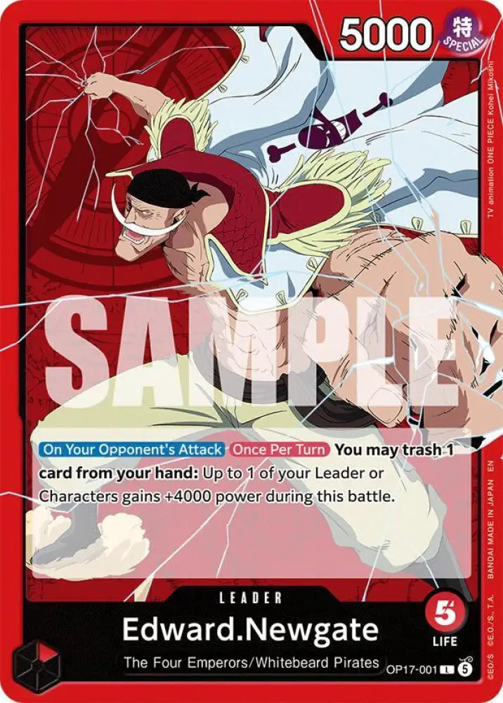 Edward.Newgate (OP17-001) [The World's Strongest Warriors]