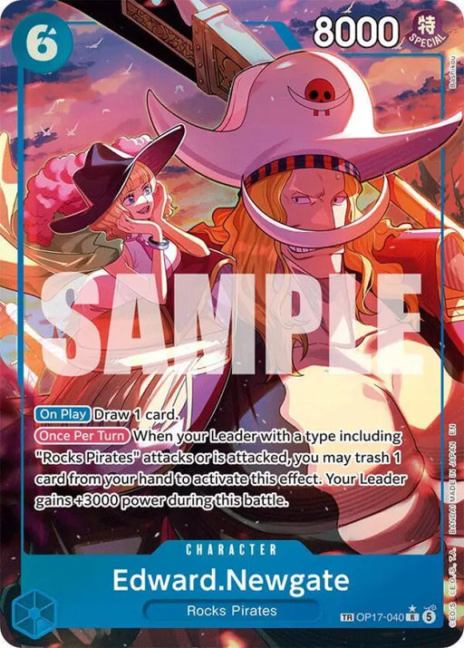 Edward.Newgate (040) (TR) (OP17-040) [The World's Strongest Warriors]