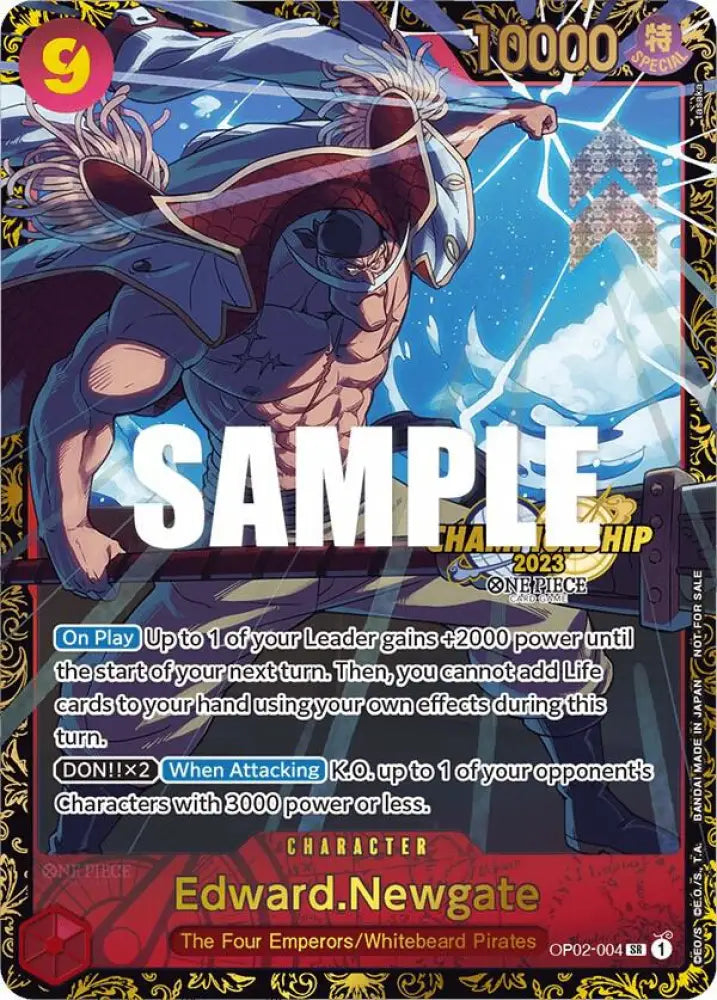 Edward.Newgate (Championship 2023) (OP02-004) [One Piece Promotion Cards]