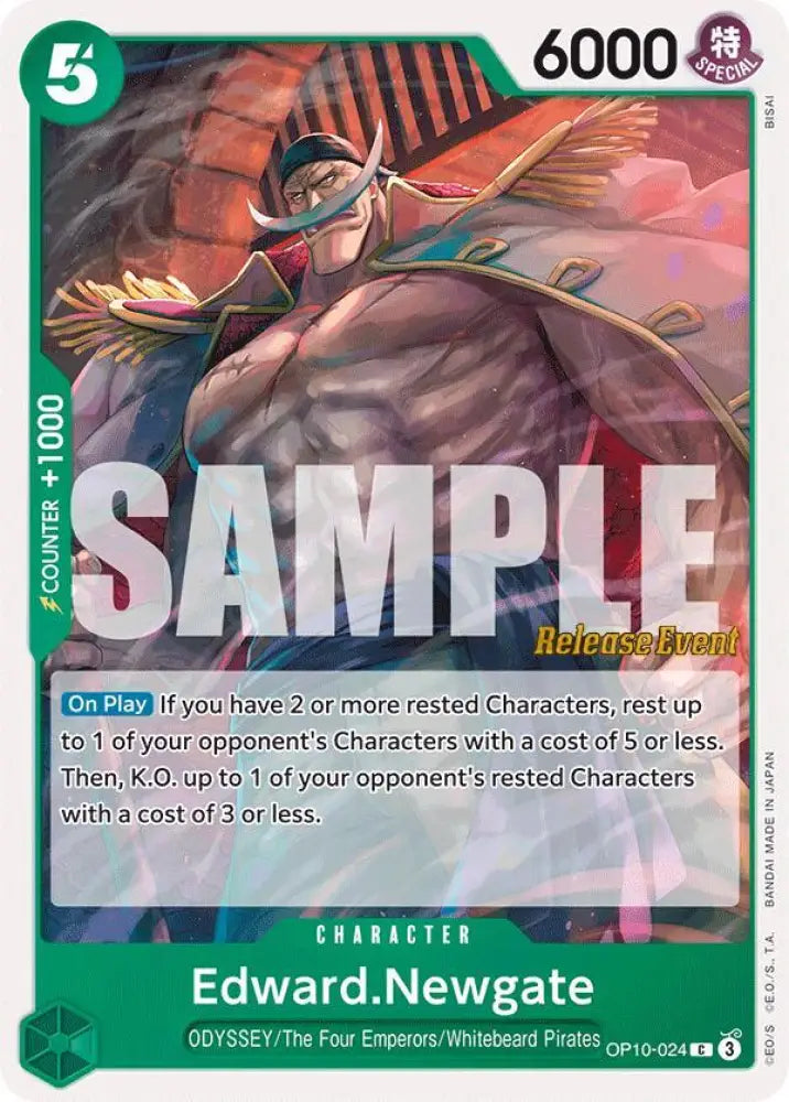 Edward.Newgate (OP10-024) [Royal Blood Release Event Cards]