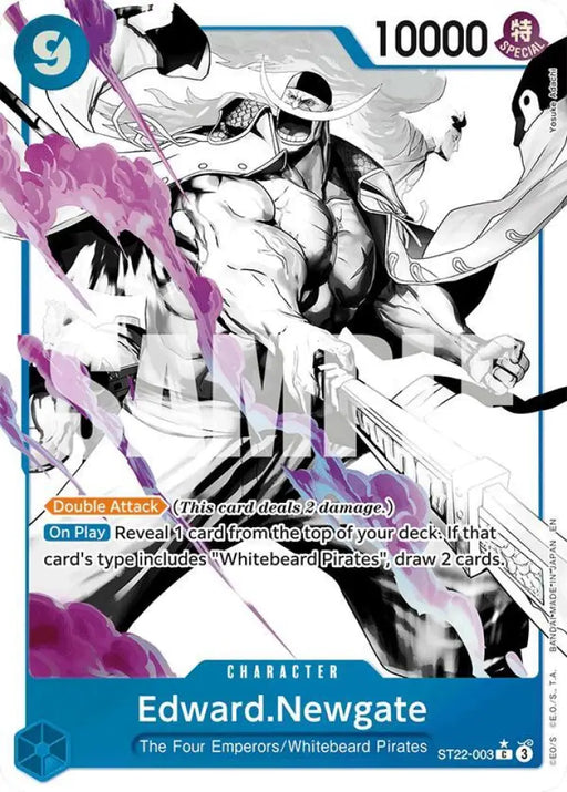 Edward.Newgate (Parallel) (ST22-003) [Starter Deck 22: Ace & Newgate]