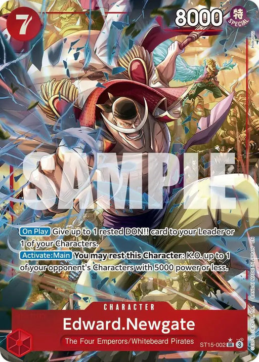 Edward.Newgate - ST15-002 (Alternate Art) [Premium Booster -The Best- Vol. 2]
