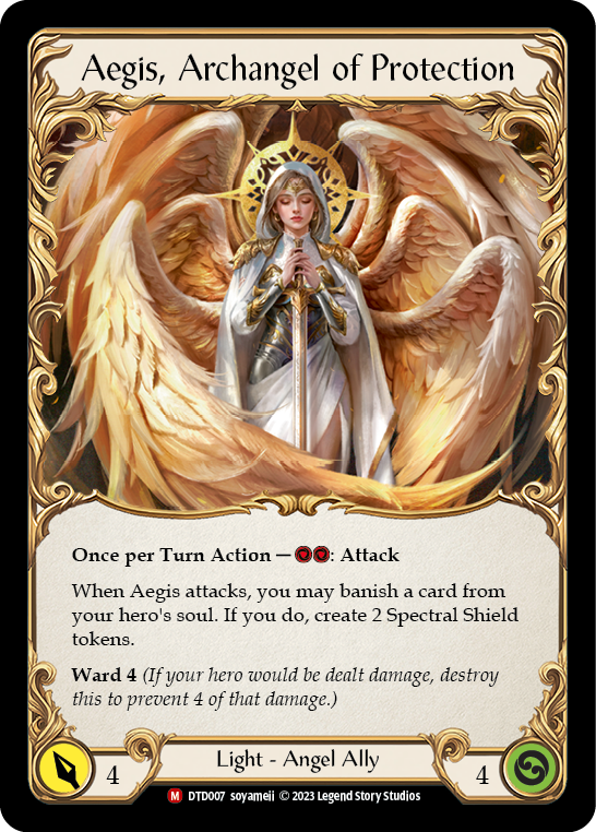 Figment of Protection // Aegis, Archangel of Protection [Dusk Till Dawn]