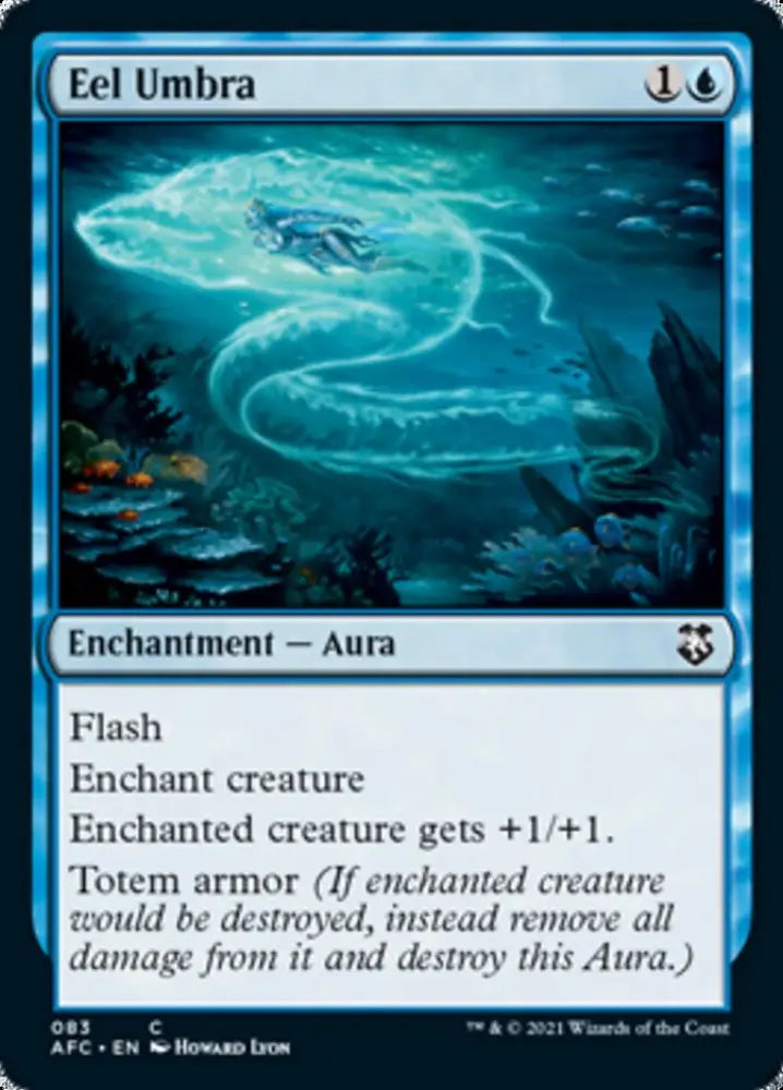 Eel Umbra [Dungeons & Dragons: Adventures in the Forgotten Realms Commander] - MTG Single