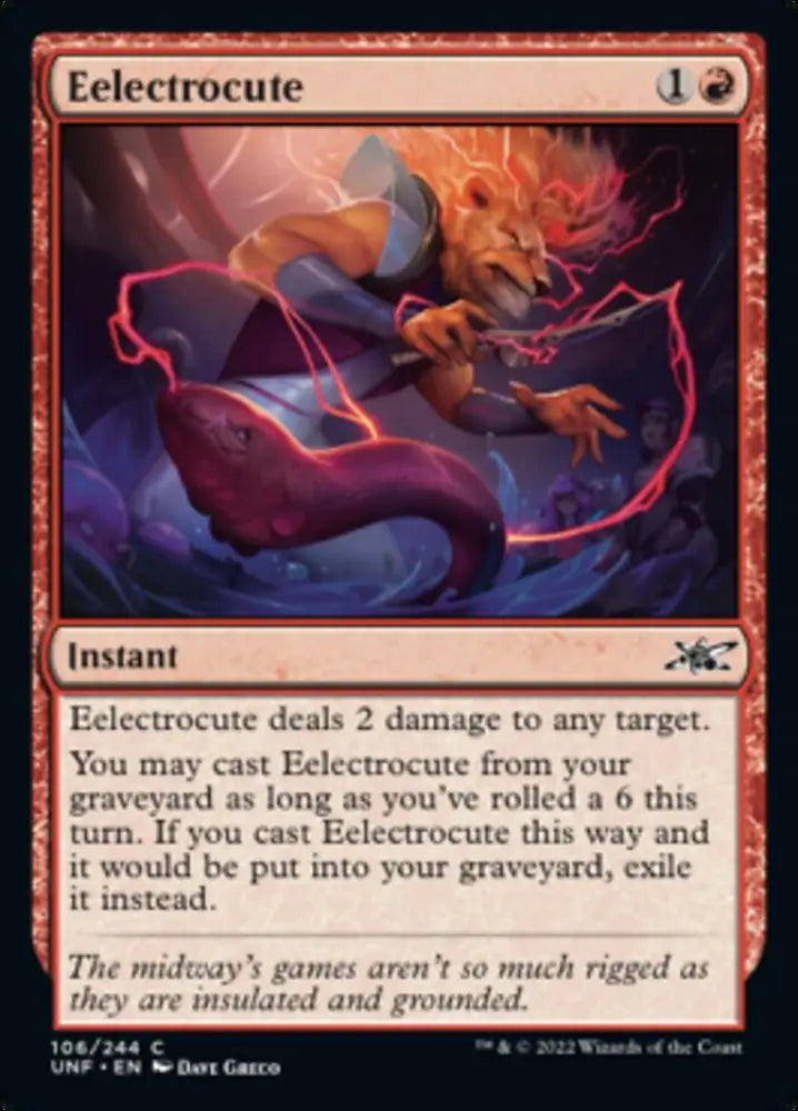 Eelectrocute [Unfinity] - MTG Single