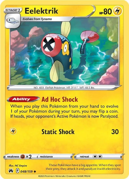 Eelektrik (048/159) [Sword & Shield: Crown Zenith] - Pokemon Single