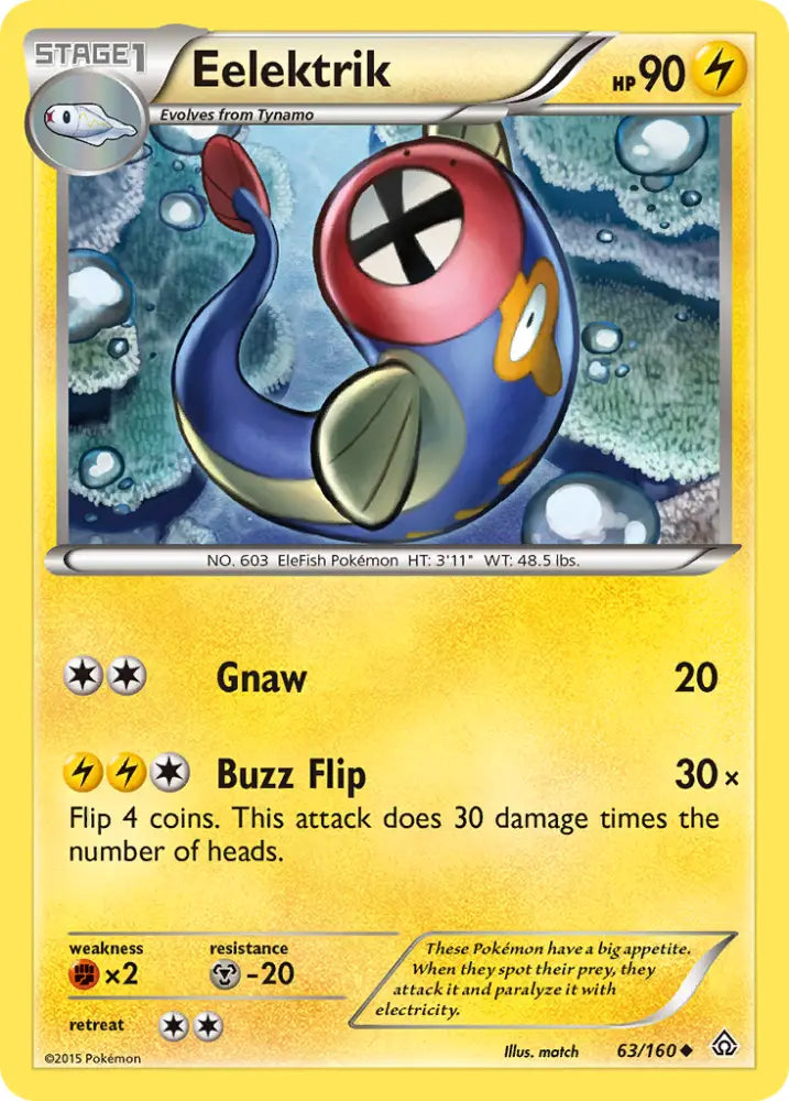 Eelektrik (63/160) [XY: Primal Clash] - Pokemon Single