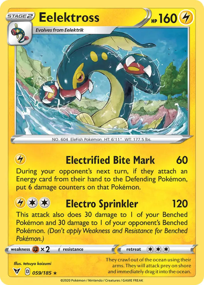 Eelektross (059/185) [Sword & Shield: Vivid Voltage] - Pokemon Single