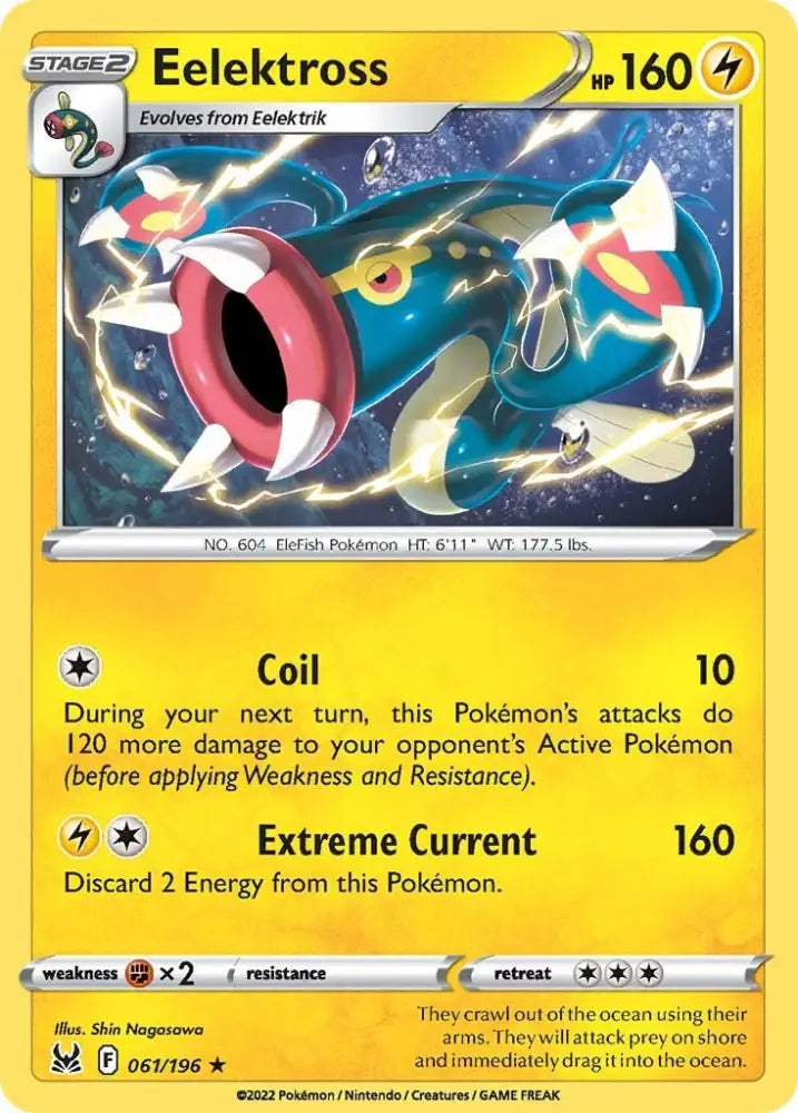 Eelektross (061/196) [Sword & Shield: Lost Origin] - Pokemon Single