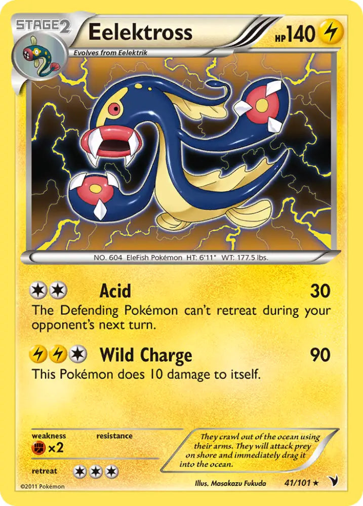 Eelektross (41/101) [Black & White: Noble Victories] - Pokemon Single