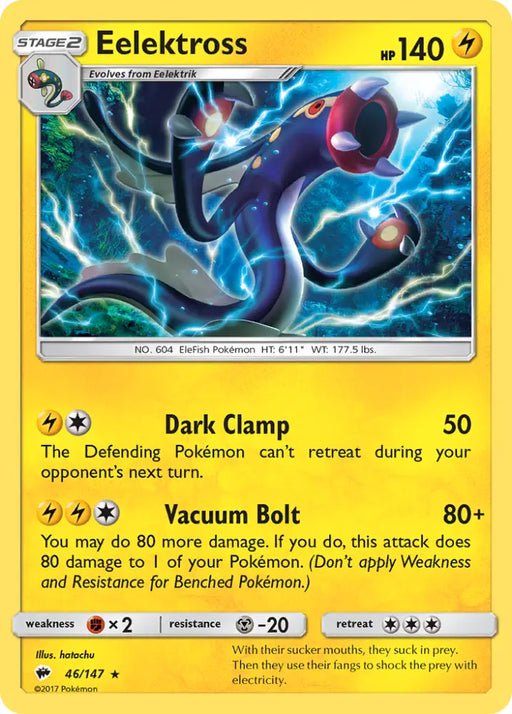 Eelektross (46/147) [Sun & Moon: Burning Shadows] - Pokemon Single