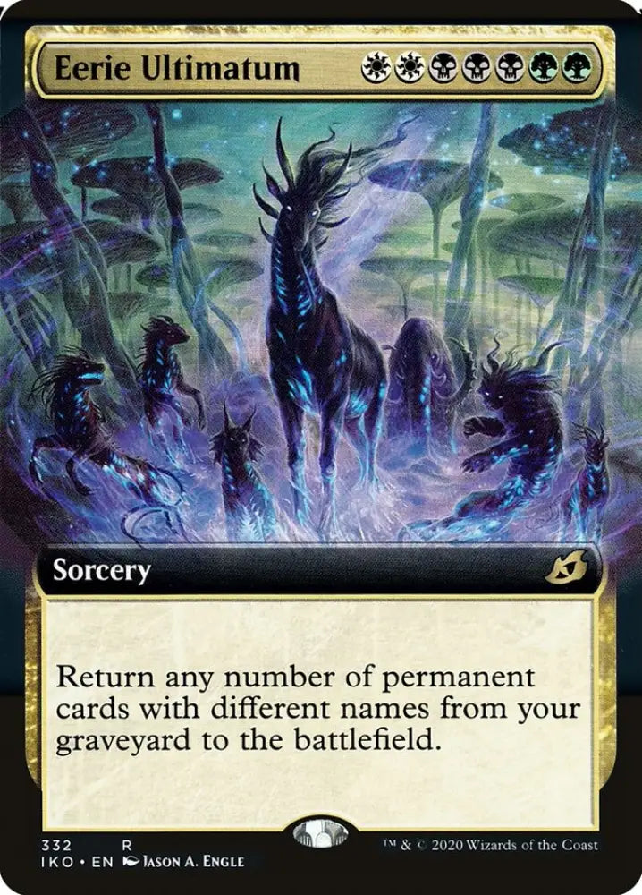 Eerie Ultimatum (Extended Art) [Ikoria: Lair of Behemoths] - MTG Single
