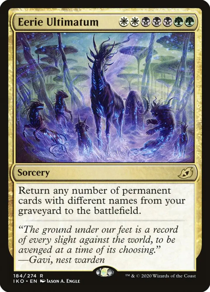 Eerie Ultimatum [Ikoria: Lair of Behemoths] - MTG Single