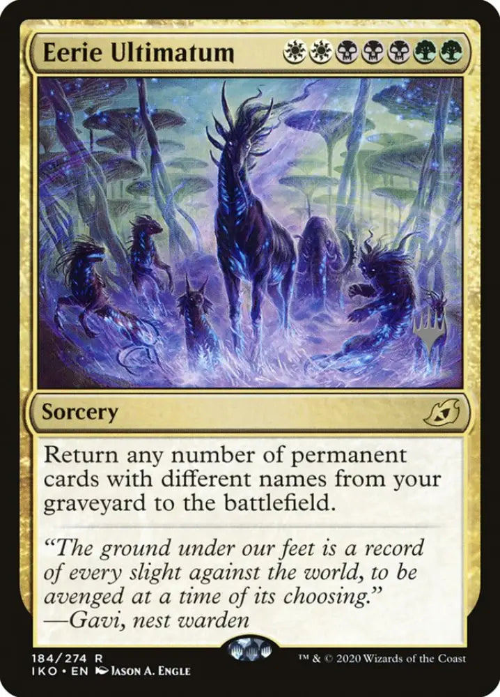 Eerie Ultimatum (Promo Pack) [Ikoria: Lair of Behemoths Promos] - MTG Single