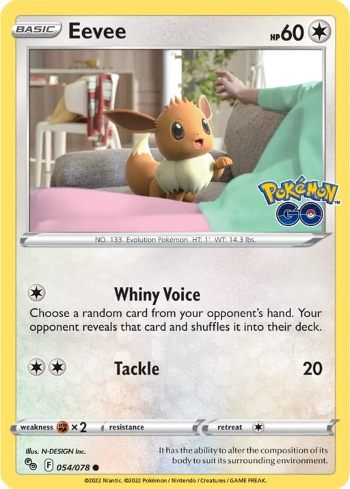 Eevee (054/078) [Pokémon GO] - Pokemon Single