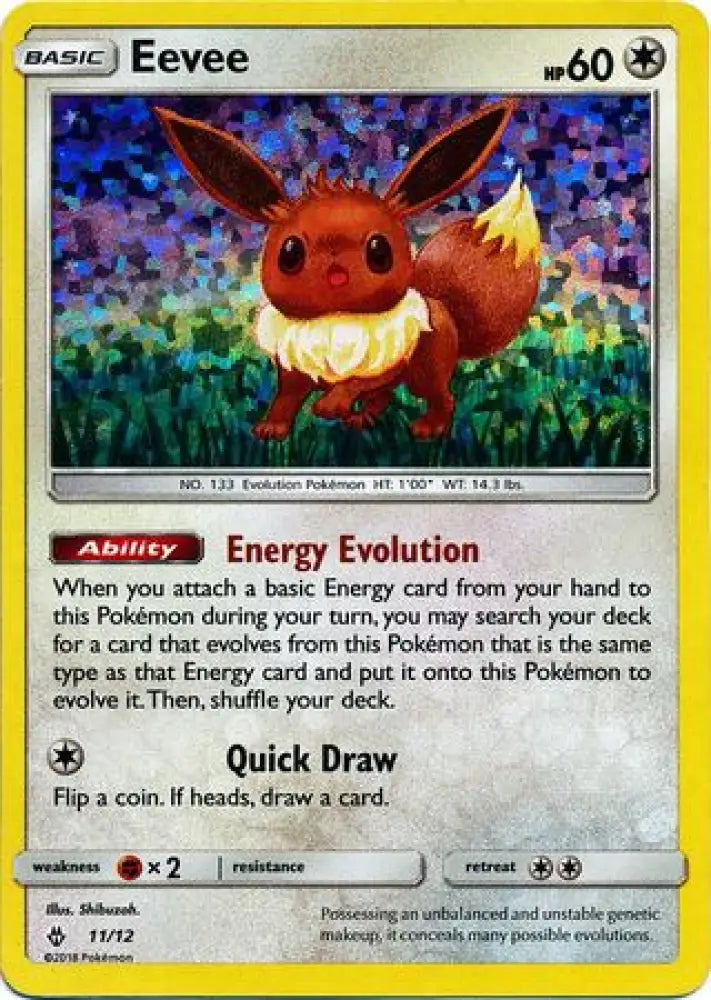 Eevee (11/12) [McDonald’s Promos: 2018 Collection] - Pokemon Single