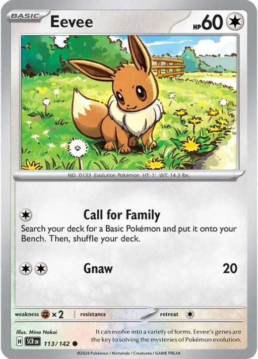 Eevee (113/142) [Scarlet & Violet: Stellar Crown] - Pokemon Single