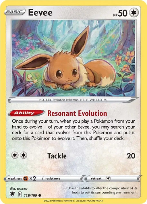 Eevee (119/189) [Sword & Shield: Astral Radiance] - Pokemon Single