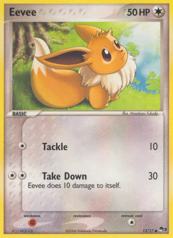 Eevee (13/17) [POP Series 3] - Pokemon Single
