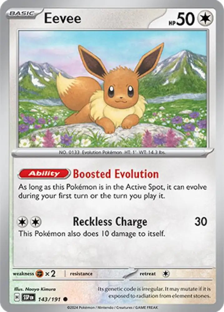 Eevee (143/191) [Scarlet & Violet: Surging Sparks] - Pokemon Single