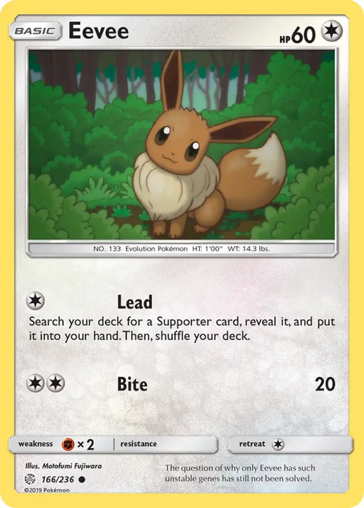 Eevee (166/236) [Sun & Moon: Cosmic Eclipse] - Pokemon Single