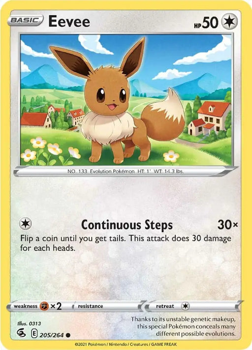 Eevee (205/264) [Sword & Shield: Fusion Strike] - Pokemon Single