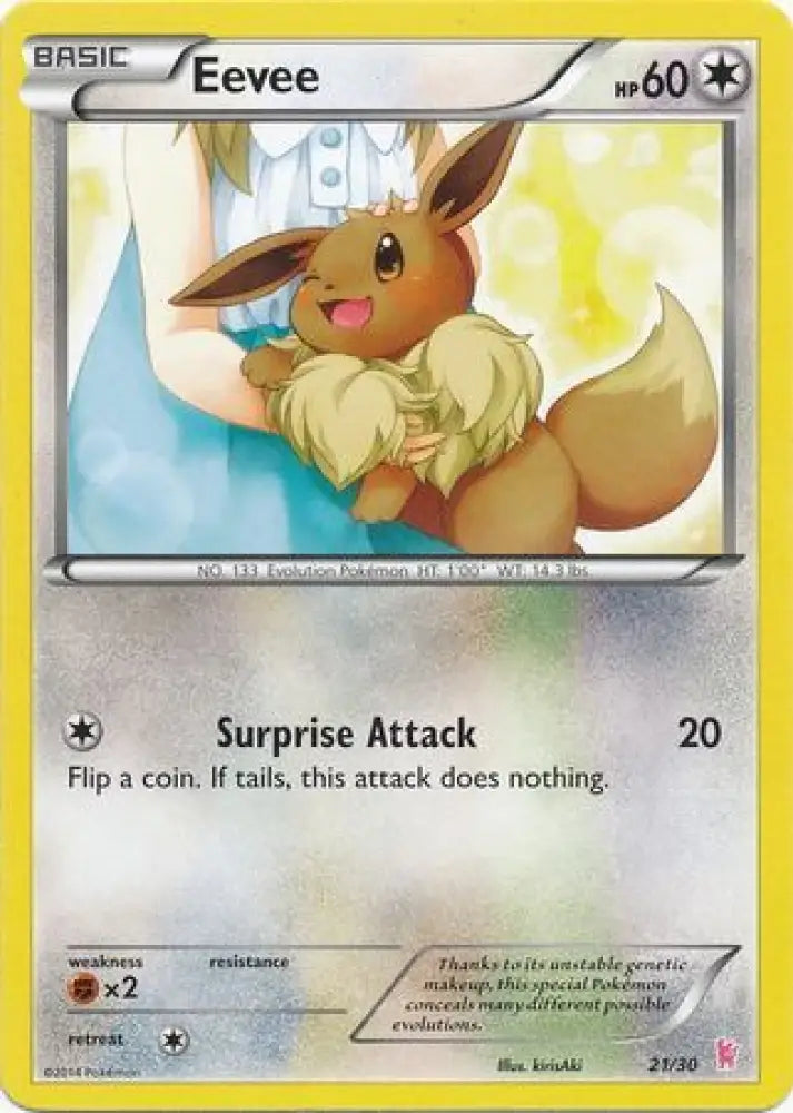 Eevee (21/30) [XY: Trainer Kit - Sylveon] - Pokemon Single