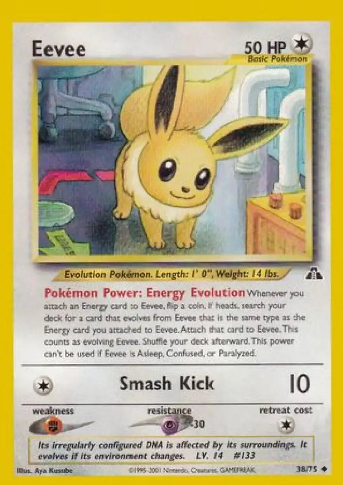 Eevee (38/75) [Neo Discovery Unlimited] - Pokemon Single