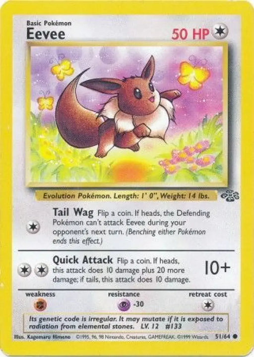 Eevee (51/64) [Jungle Unlimited] - Pokemon Single