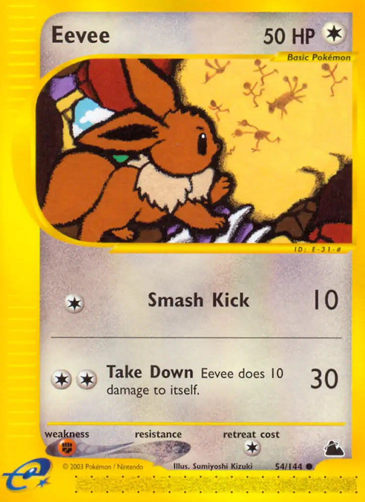 Eevee (54/144) [Skyridge] - Pokemon Single