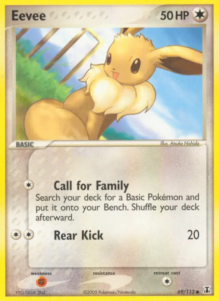 Eevee (69/113) [EX: Delta Species] - Pokemon Single