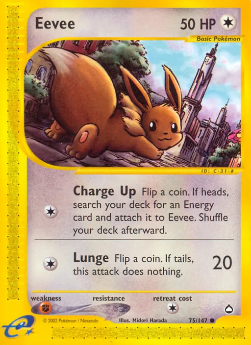 Eevee (75/147) [Aquapolis] - Pokemon Single