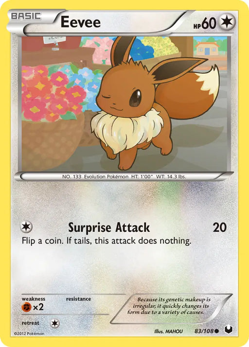Eevee (83/108) [Black & White: Dark Explorers] - Pokemon Single