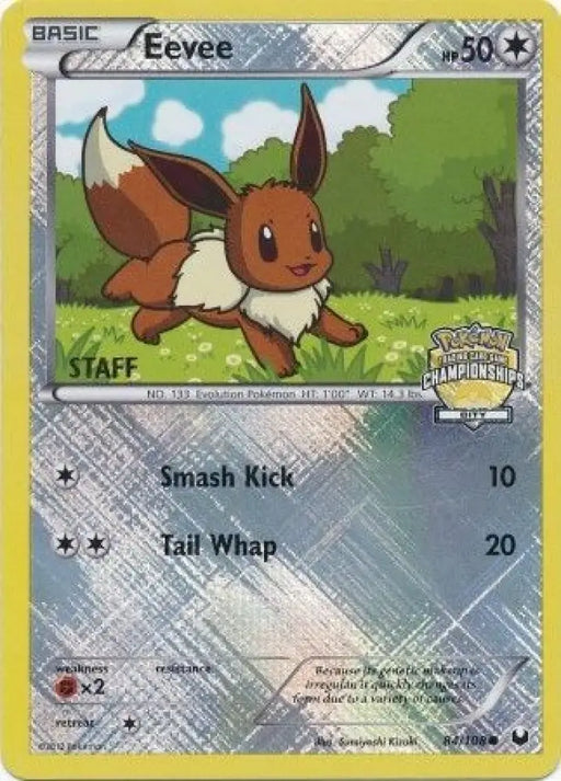 Eevee (84/108) (City Championship Staff) [League & Championship Cards] - Pokemon Single