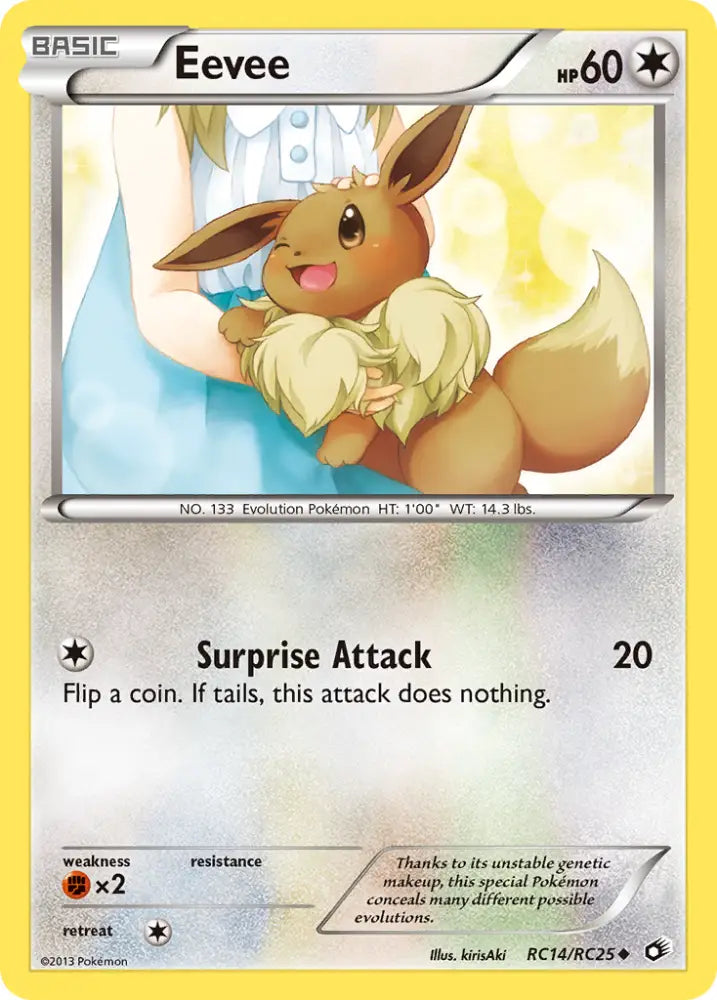Eevee (RC14/RC25) [Black & White: Legendary Treasures] - Pokemon Single