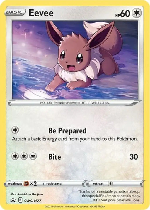 Eevee (SWSH127) [Sword & Shield: Black Star Promos] - Pokemon Single