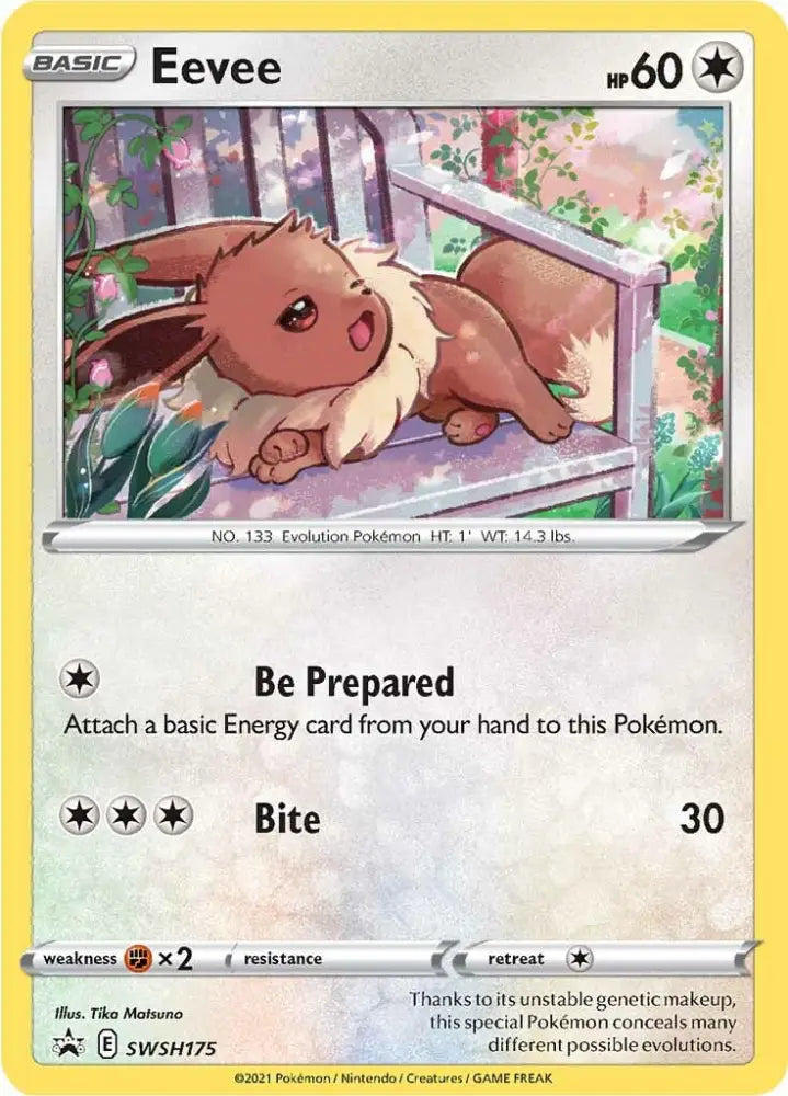 Eevee (SWSH175) [Sword & Shield: Black Star Promos] - Pokemon Single