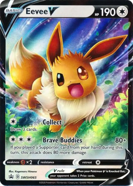 Eevee V (SWSH065) [Sword & Shield: Black Star Promos] - Pokemon Single