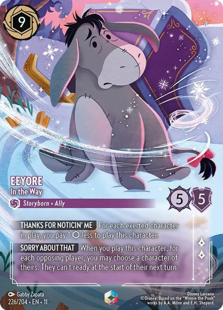 Eeyore - In the Way (Enchanted) (226/204) [Winterspell]