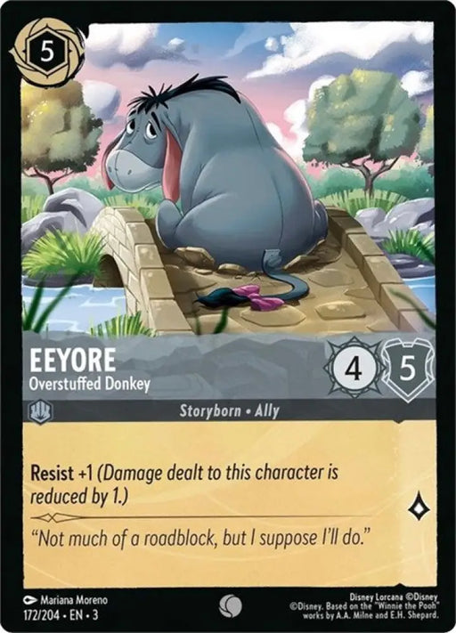 Eeyore - Overstuffed Donkey (172/204) [Into the Inklands] - Lorcana Single