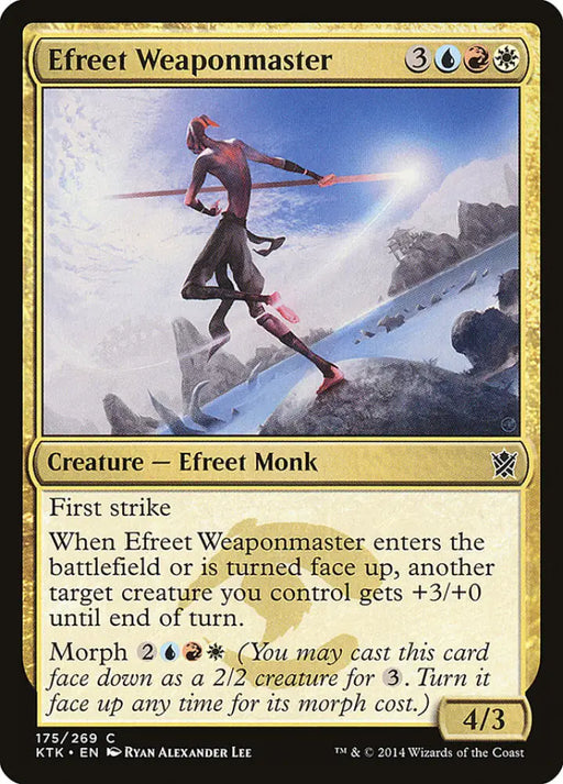 Efreet Weaponmaster [Khans of Tarkir] - MTG Single