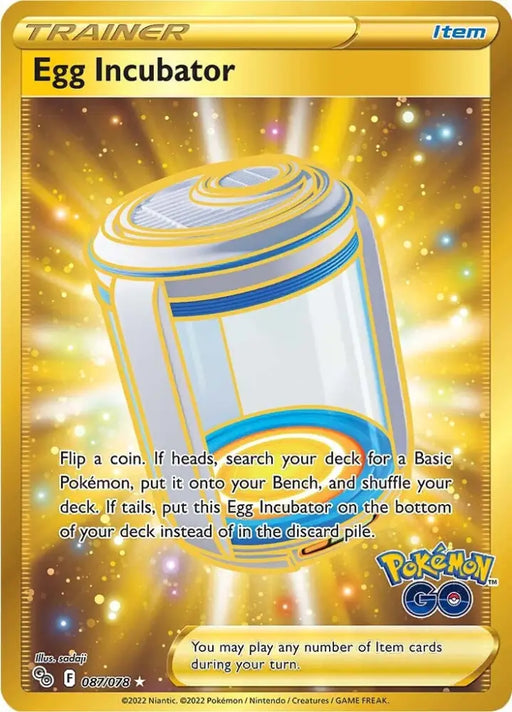 Egg Incubator (087/078) [Pokémon GO] - Pokemon Single