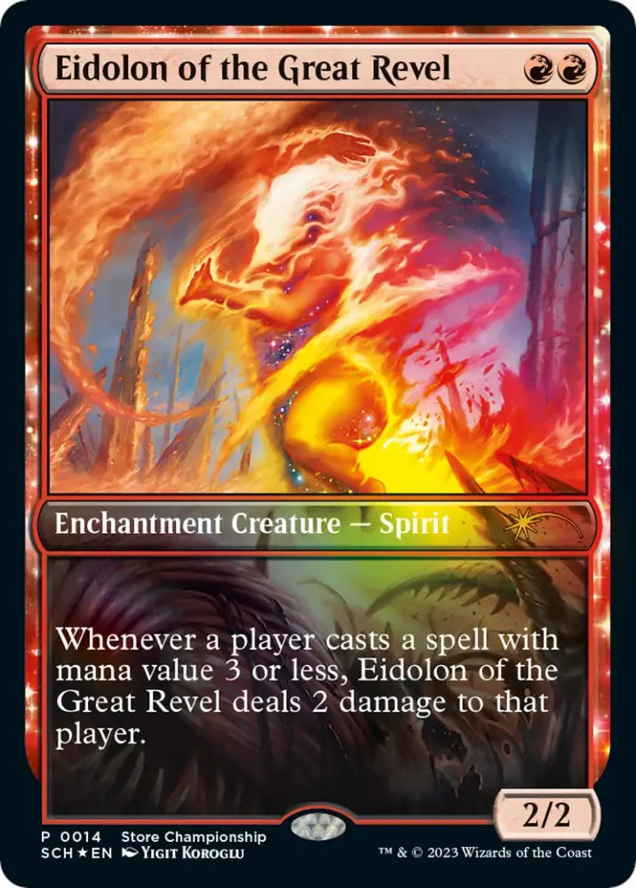 Eidolon of the Great Revel [Store Championships 2023] - MTG Single